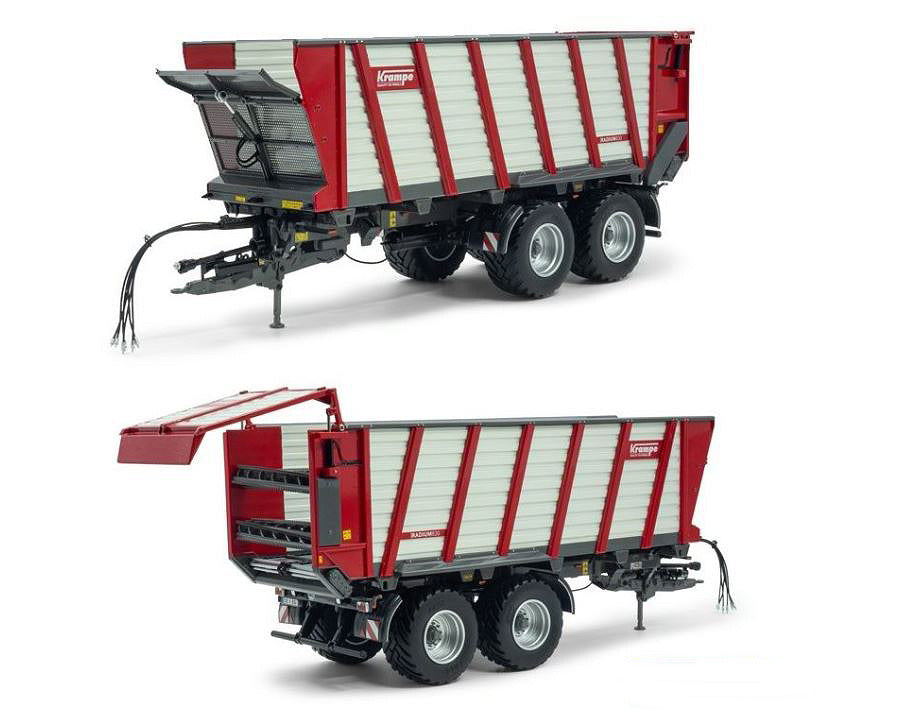 RIMORCHIO PER TRASPORTO TRINCIATO KRAMPE RADIUM 830 1:32 Scala 1:32 Universal Hobbies