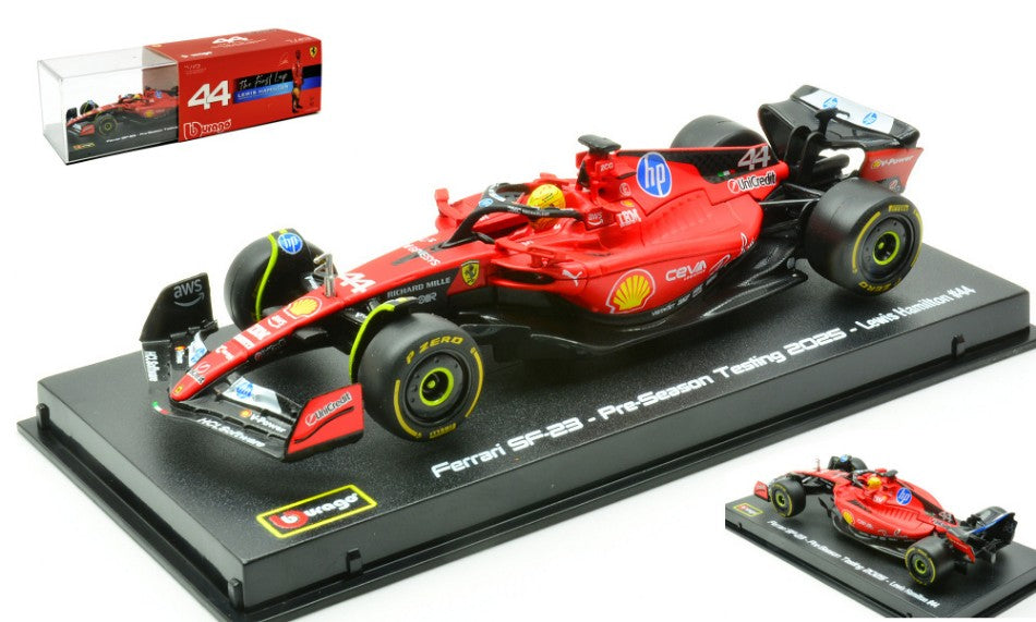 FERRARI F1 SF-23 N.44 LEWIS HAMILTON TEST FIORANO 2025 SIGNATURE 1:43 Scala 1:43 Burago