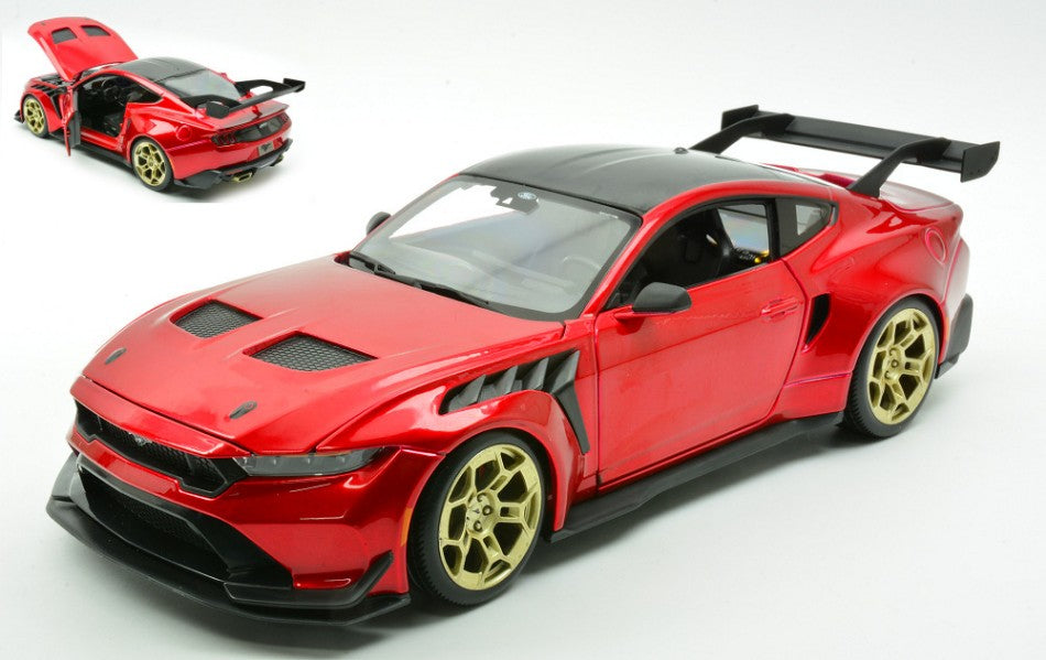 FORD MUSTANG GTO 2025 RED METALLIC 1:18 Scala 1:18 Maisto