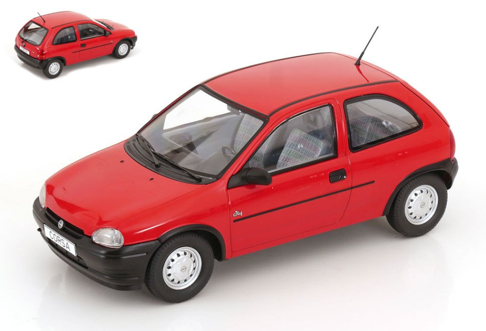OPEL CORSA B 1993 RED 1:18 Scala 1:18 ModelCarGroup