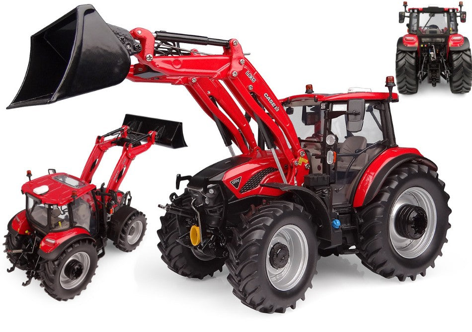 TRATTORE CON PALA CASE IH FARMALL 120C W/L635 FRONT LOADER 1:32 Scala 1:32 Universal Hobbies