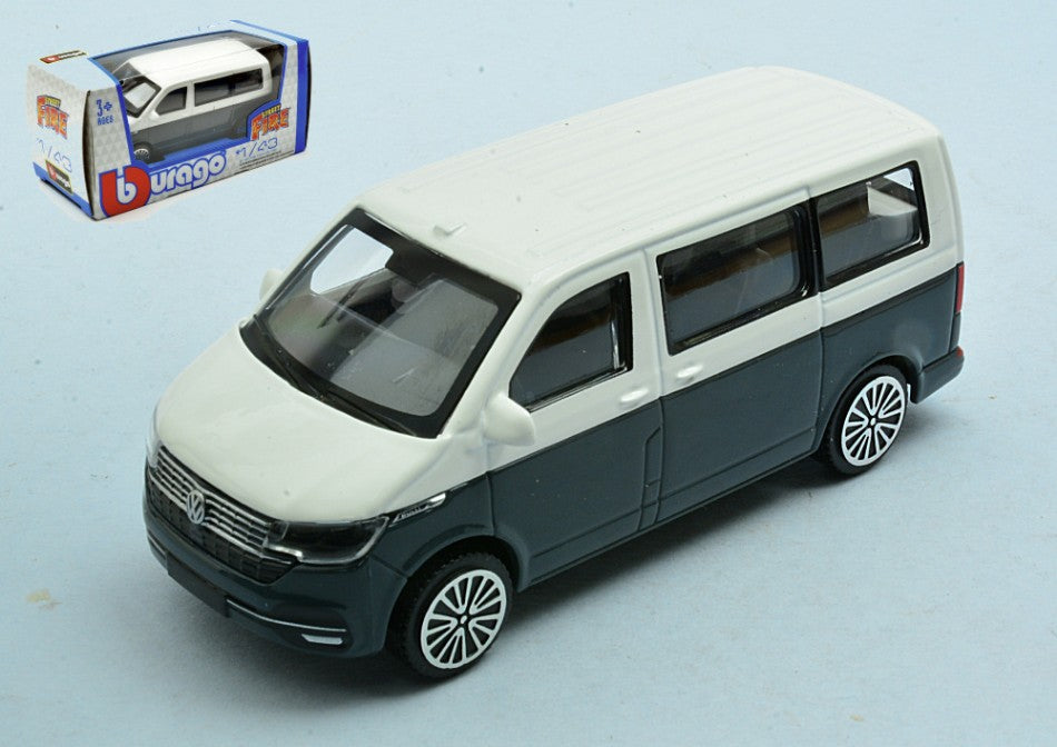 VW T6.1 TRANSPORTER 2020 BLUE/WHITE limited edition 1:43 Scala 1:43 Burago