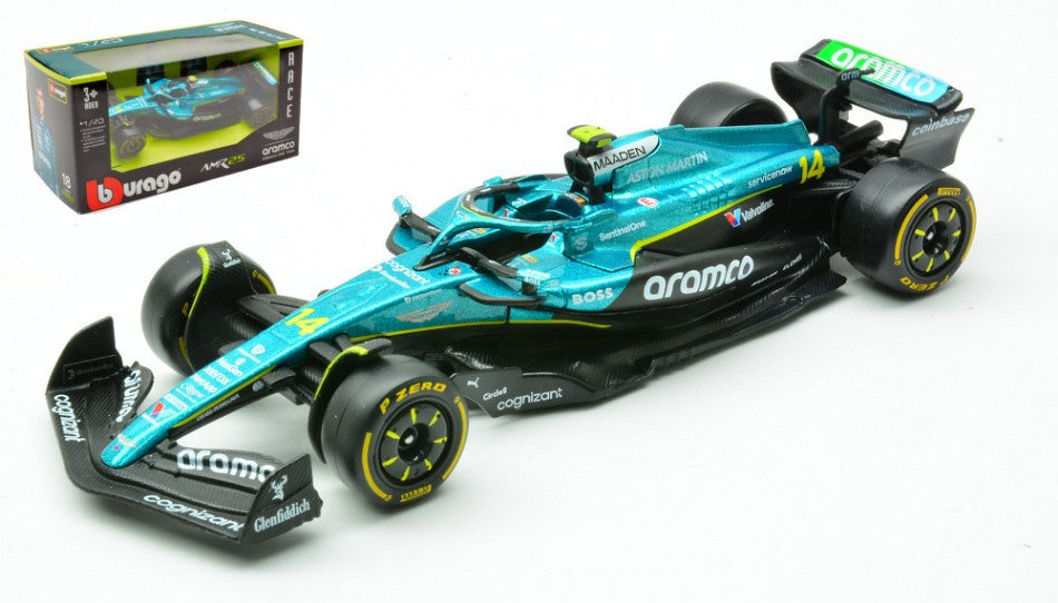ASTON MARTIN AMR 25 N.14 2025 FERNANDO ALONSO 1:43 Scala 1:43 Burago