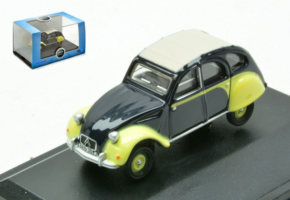CITROEN 2 CV CHARLESTON NIGHTBLUE/CREAM 1:76 Scala 1:76 Oxford