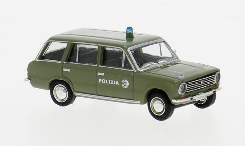 FIAT 124 FAMILIARE 1966 POLIZIA 1:87 Scala 1:87 Brekina