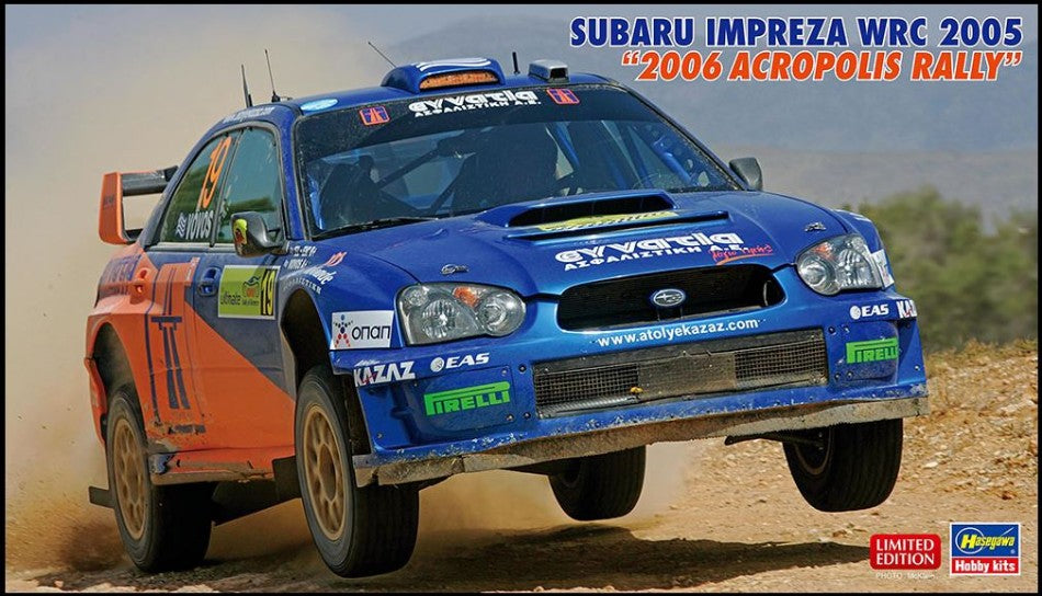 SUBARU IMPREZA WRC 2005 2006 ACROPOLIS RALLY KIT 1:24 Scala 1:24 Hasegawa