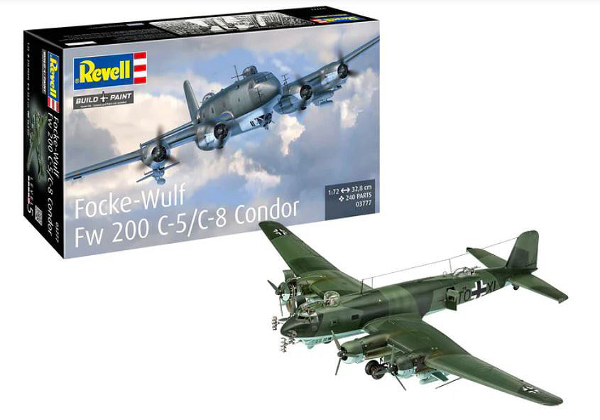FOCKE-WULF Fw 200 C-5/C-8 CONDOR KIT 1:72 Scala 1:72 Revell