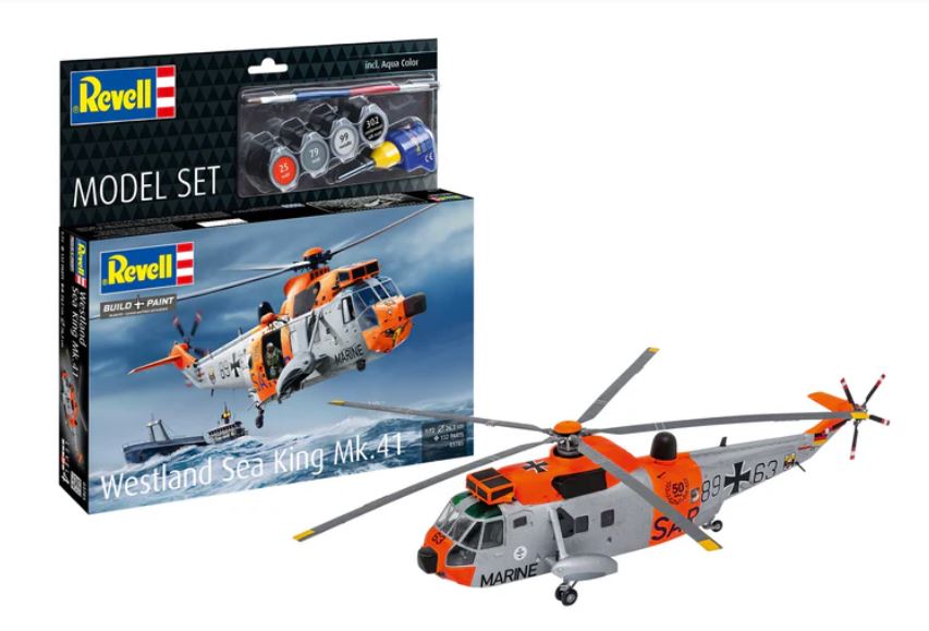 WESTLAND SEA KING Mk.41 MODEL SET KIT 1:72 Scala 1:72 Revell
