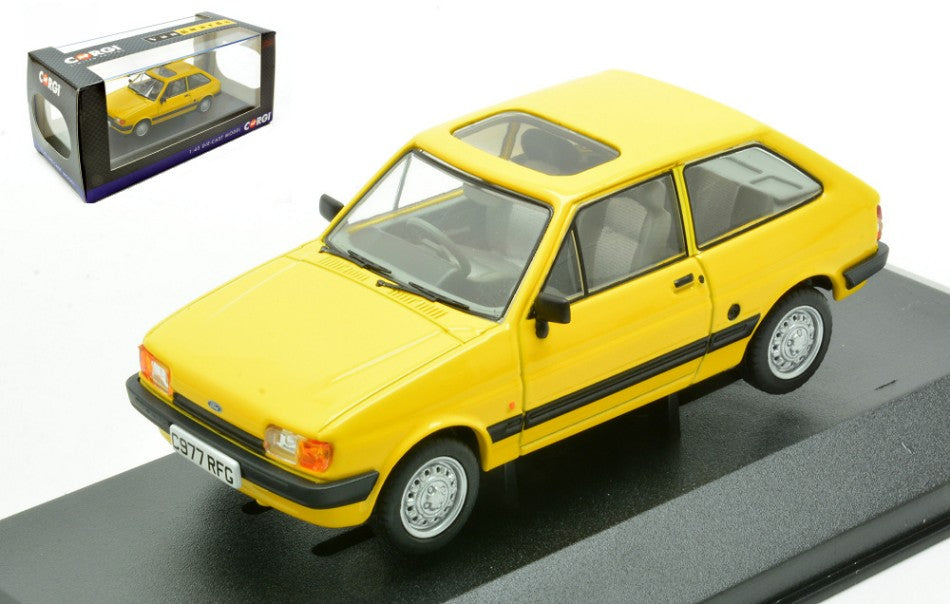 FORD FIESTA Mk2 1.1L CITRINE YELLOW 1:43 Scala 1:43 Vanguards