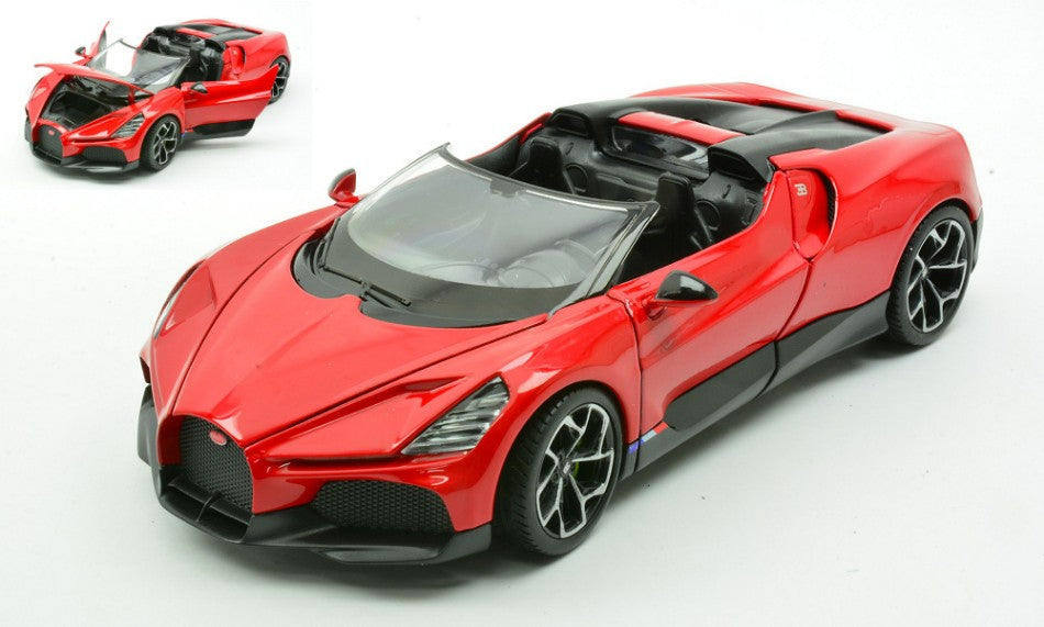 BUGATTI W16 MISTRAL RED 1:24 Scala 1:24 Welly