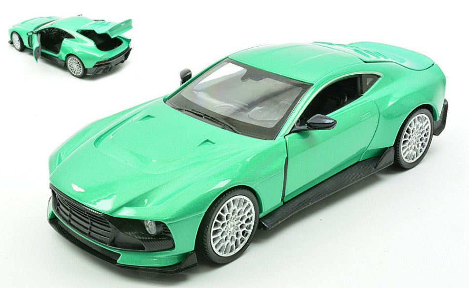 ASTON MARTIN VALOUR METALLIC LIGHT GREEN 1:24 Scala 1:24 Welly