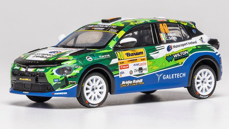 LANCIA YPSILON HF N.40 RALLY4 BARUM 2025 RAHILL-SMITH 1:43 Scala 1:43 Ixo Model