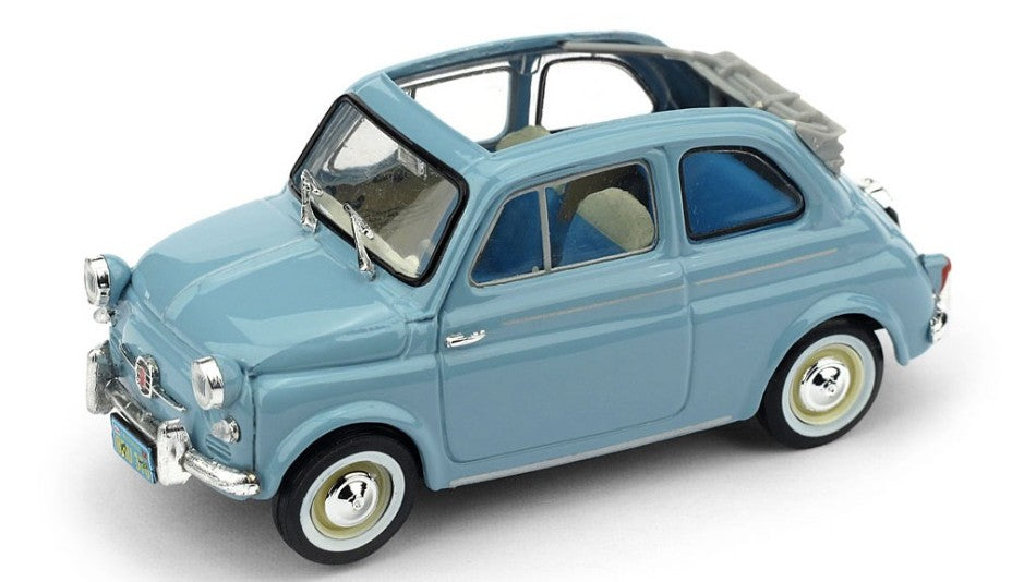 FIAT NUOVA 500 AMERICA 1958 APERTA CELESTE 1:43 Scala 1:43 Brumm