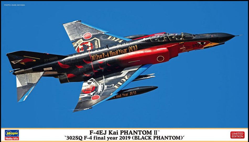F-4EJ KAI PHANTOM II "302SQ F 4 FINAL YEAR 2019 KIT 1:72 Scala 1:72 Hasegawa