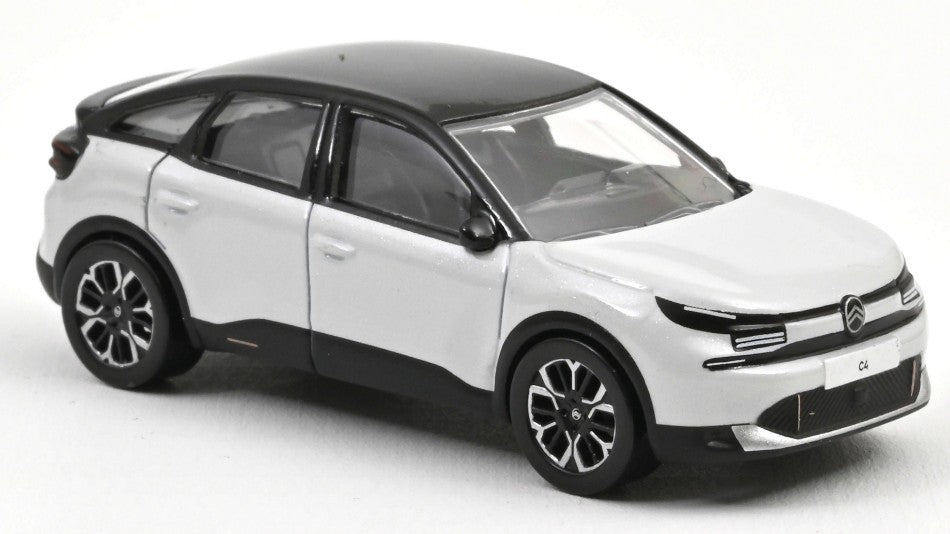 CITROEN C4 2025 OKENITE MET.WHITE AND BLACK 1:64 Scala 1:64 Norev