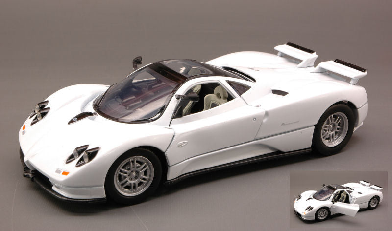 PAGANI ZONDA C12 1999 WHITE 1:24 Scala 1:24 MotorMax