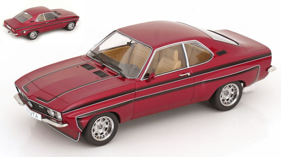 OPEL MANTA A IRMSCHER 1974 DARK RED 1:18 Scala 1:18 ModelCarGroup