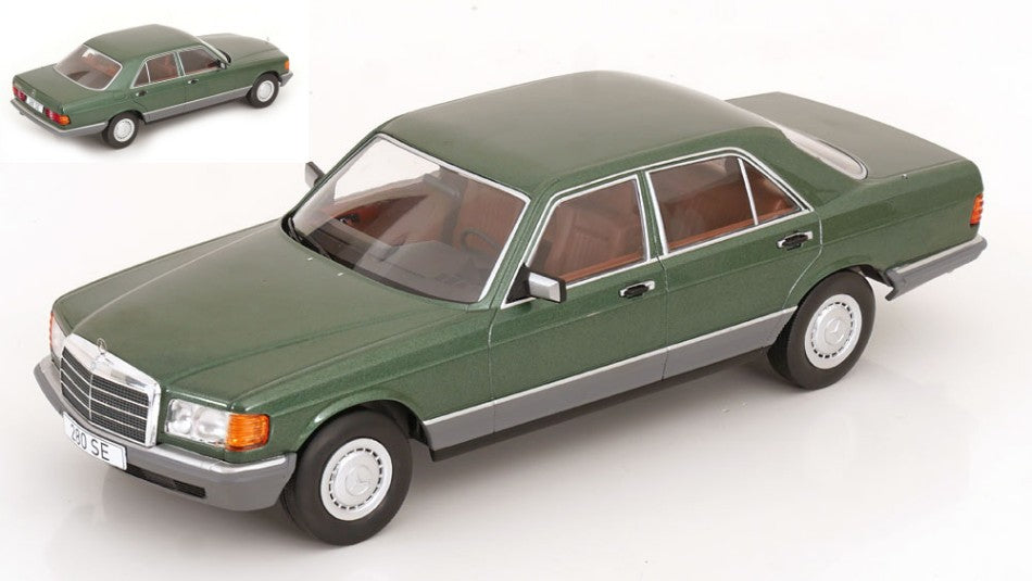 MERCEDES S-CLASS (W126) 1979 DARK GREEN 1:18 Scala 1:18 ModelCarGroup