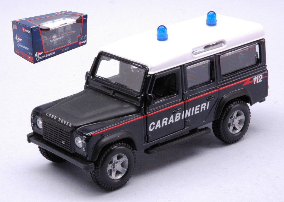 LAND ROVER DEFENDER LWB CARABINIERI 1:32 Scala 1:32 Burago