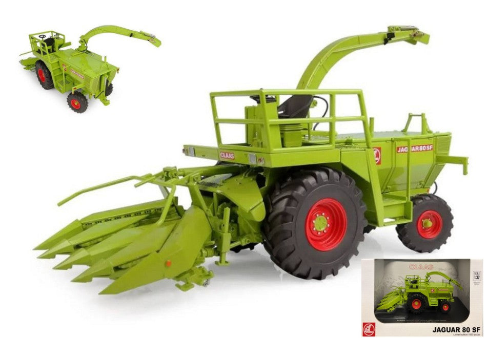 CLAAS JAGUAR 80 SF NO CABIN WITH CORN HEADER 1:32 Scala 1:32 Universal Hobbies