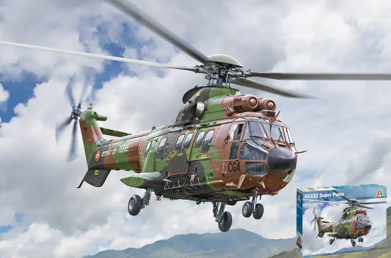 ELICOTTERO AS332 SUPER PUMA KIT 1:72 Scala 1:72 Italeri