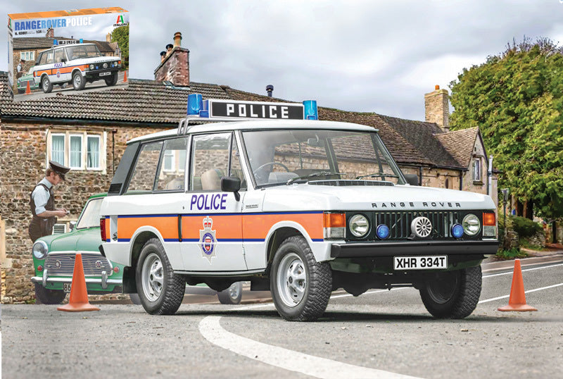 RANGE ROVER POLICE KIT 1:24 Scala 1:24 Italeri