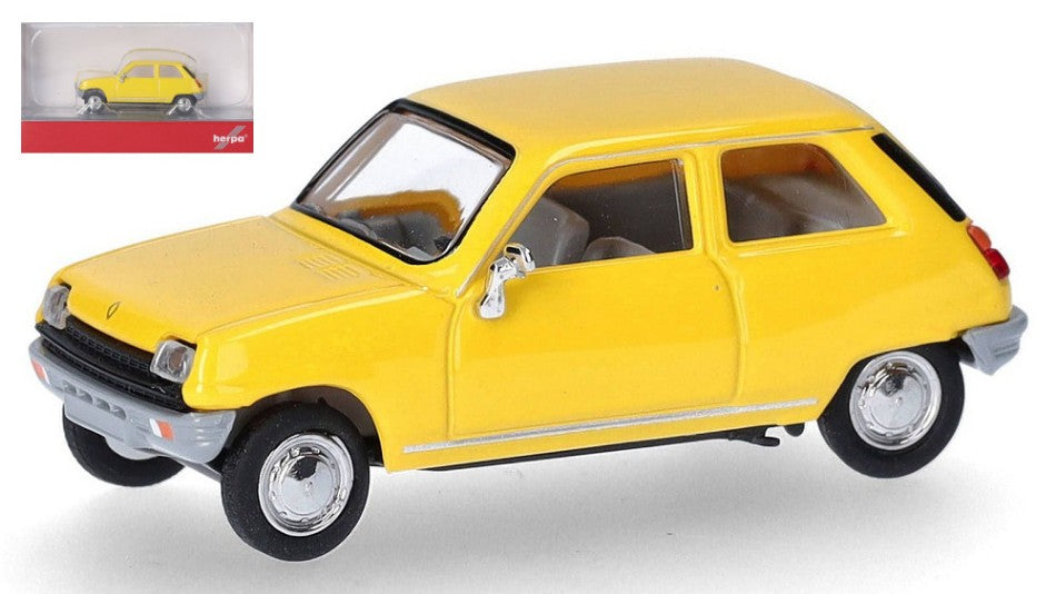 RENAULT R5 GIALLO 1:87 Scala 1:87 Herpa