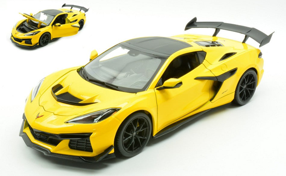 CHEVROLET CORVETTE ZR1 2025 YELLOW 1:18 Scala 1:18 Maisto