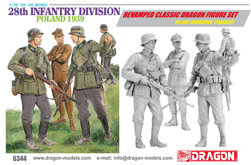 28th INFANTRY DIVISION POLAND 1939 KIT 1:35 Scala 1:35 Dragon