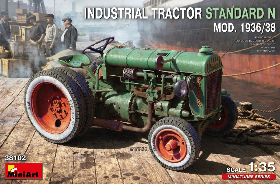 INDUSTRIAL TRACTOR STANDARD N Mod.1936/38 KIT 1:35 Scala 1:35 Miniart