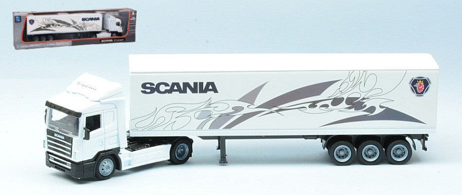 SCANIA R124/400 "SCANIA" WHITE 1:43 Scala 1:43 New Ray