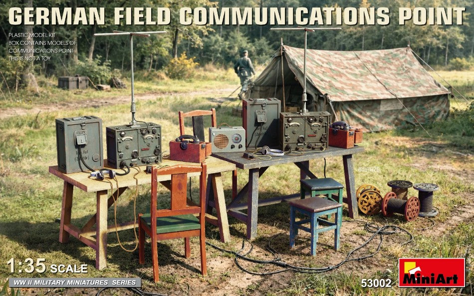GERMAN FIELD COMMUNICATIONS POINT KIT 1:35 Scala 1:35 Miniart