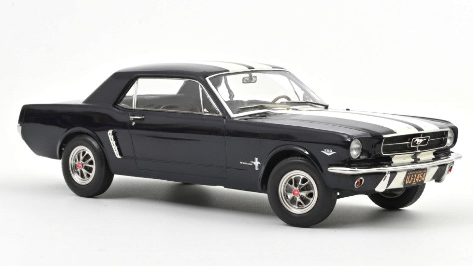 FORD MUSTANG COUPE' 1966 BLUE METALLIC 1:18 Scala 1:18 Norev