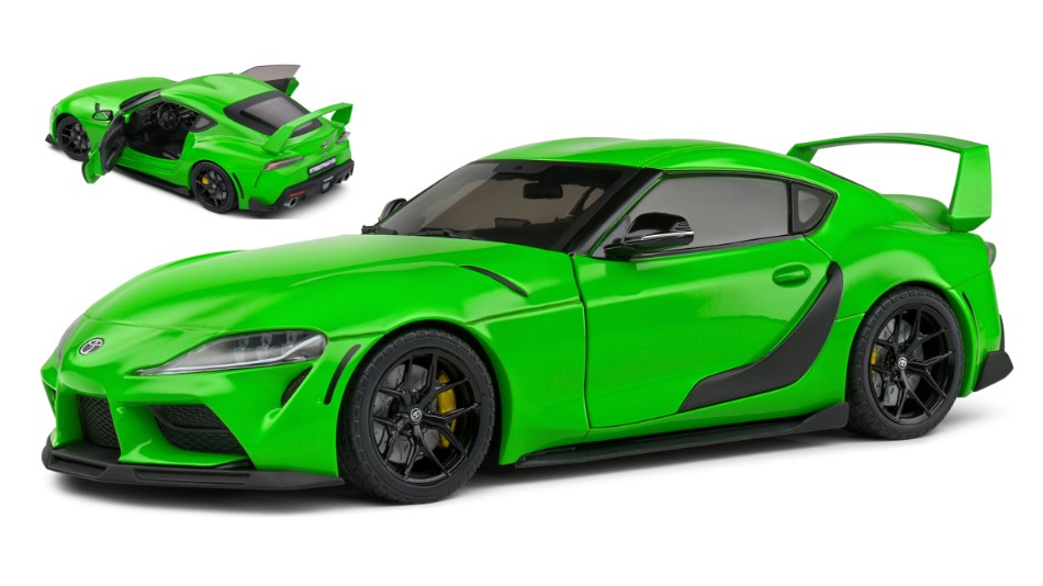 TOYOTA GR SUPRA SOLIDO WORKS 2023 WASABI CUSTOM 1:18 Scala 1:18 Solido