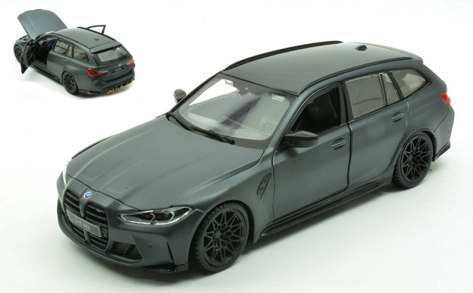 BMW M3 TOURING 2023 MATT BLACK 1:24 Scala 1:24 Burago