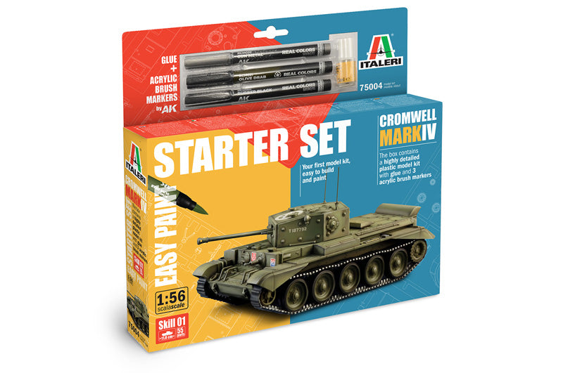 CROMWELL MARK IV MODEL SET KIT 1:56 Scale Varie Italeri