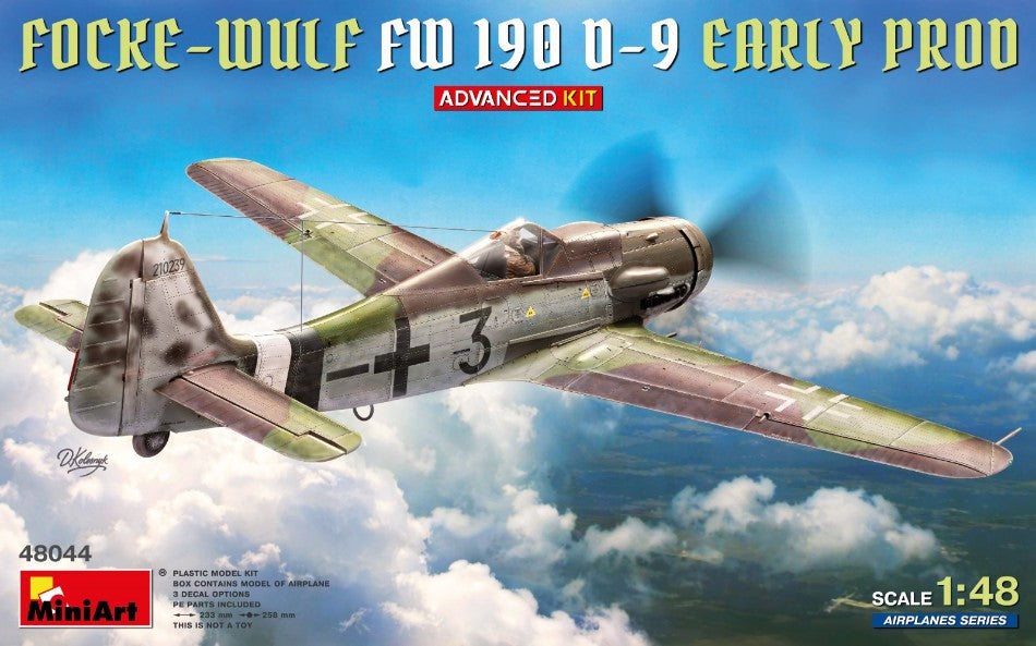 FOCKE-WULF Fw 190D-9 EARLY PROD.ADVANCED KIT 1:48 Scala 1:35 Miniart