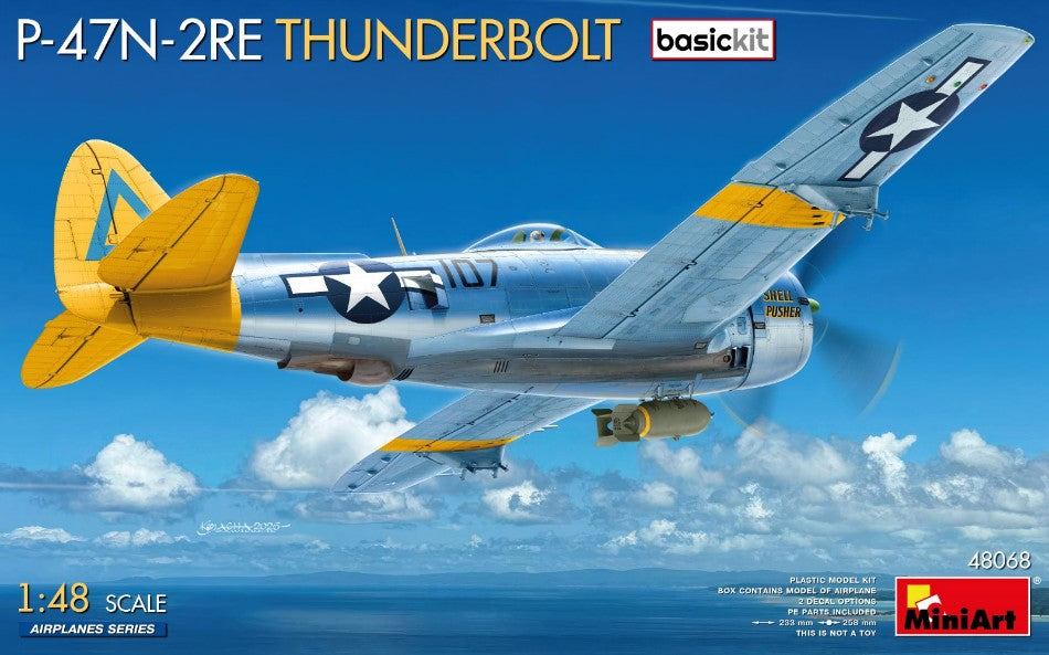 P-47N-2RE THUNDERBOLT BASIC KIT 1:48 Scala 1:48 Miniart
