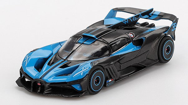 BUGATTI BOLIDE
PRESENTATION BLACK AND BLUE 2024 1:64 Scala 1:64 Mini GT
