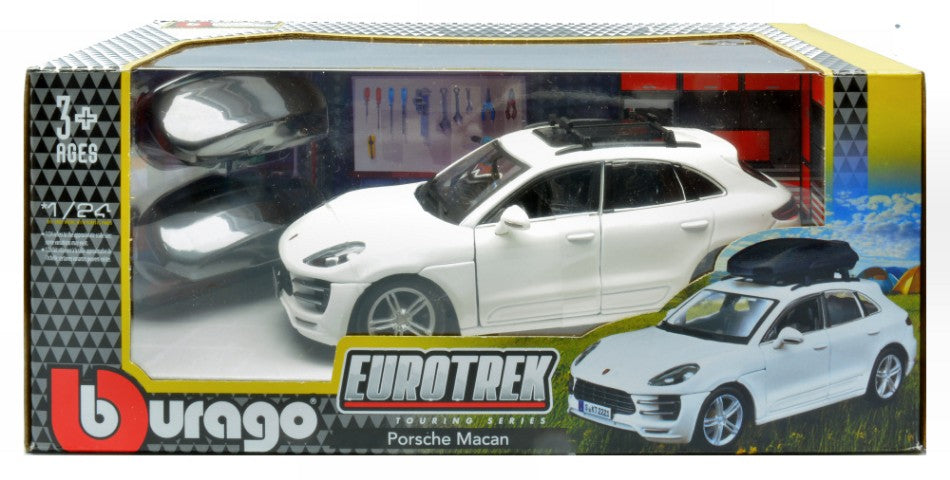 PORSCHE MACAN + CARGO BOX 1:24 Scala 1:24 Burago
