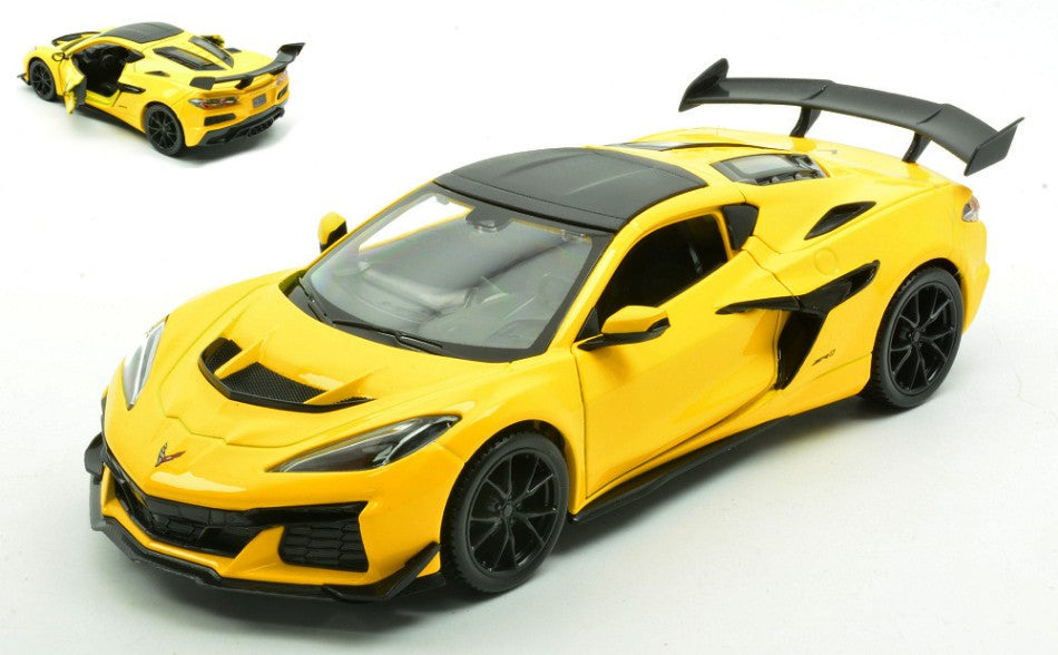 CHEVROLET CORVETTE ZR1 COUPE' 2025 YELLOW 1:24 Scala 1:24 Maisto
