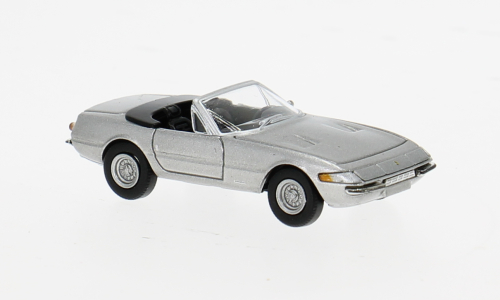 FERRARI 365 GTS/4 DAYTONA SPIDER 1971 SILVER 1:87 Scala 1:87 Brekina