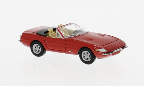 FERRARI 365 GTS/4 DAYTONA SPIDER 1971 RED 1:87 Scala 1:87 Brekina