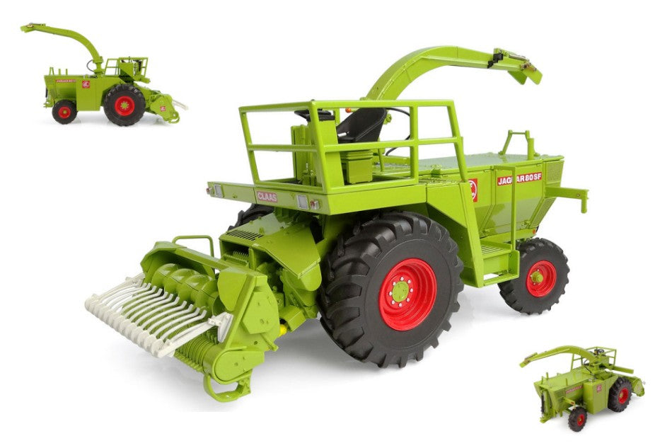 TRINCIAFORAGGI SEMOVENTE CLAAS JAGUAR 80 SF WITH PICK UP 1:32 Scala 1:32 Universal Hobbies