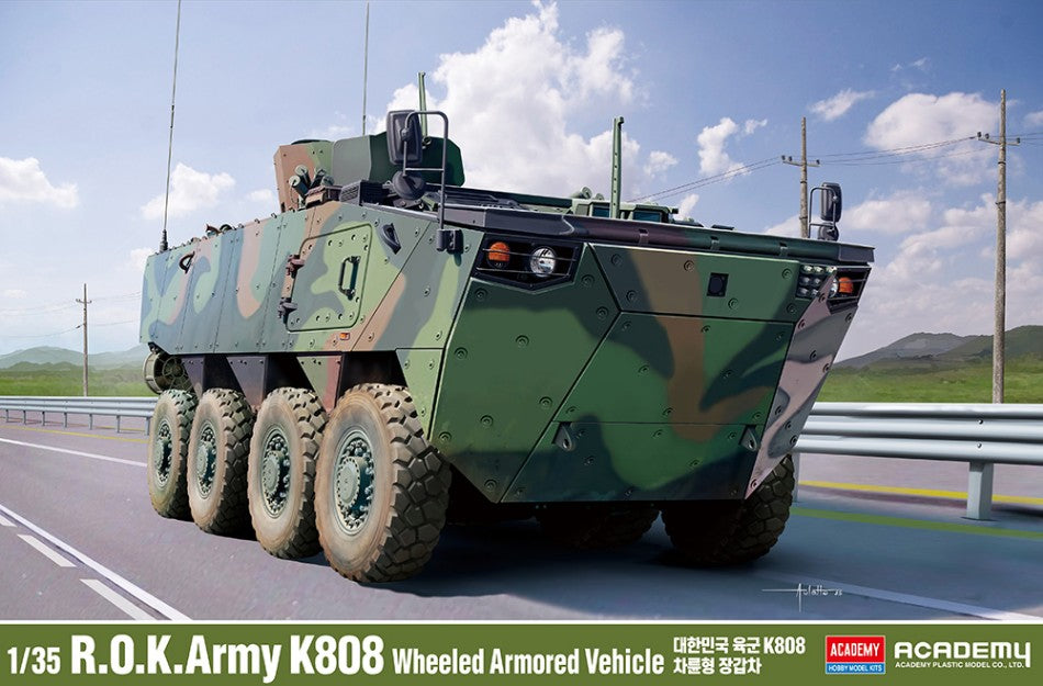 R.O.K. ARMY K808 WHEELED ARMORED VEHICLE KIT 1:35 Scala 1:35 Academy