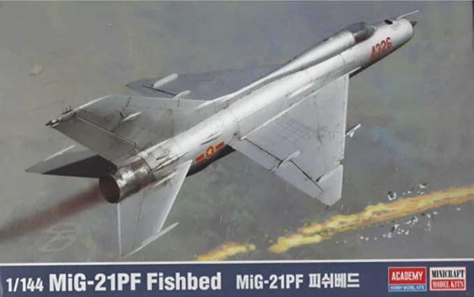 MIG-21PF FISHBED KIT 1:144 Scale Varie Academy