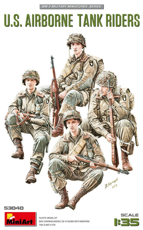 U.S.AIRBORNE TANK RIDERS KIT 1:35 Scala 1:35 Miniart