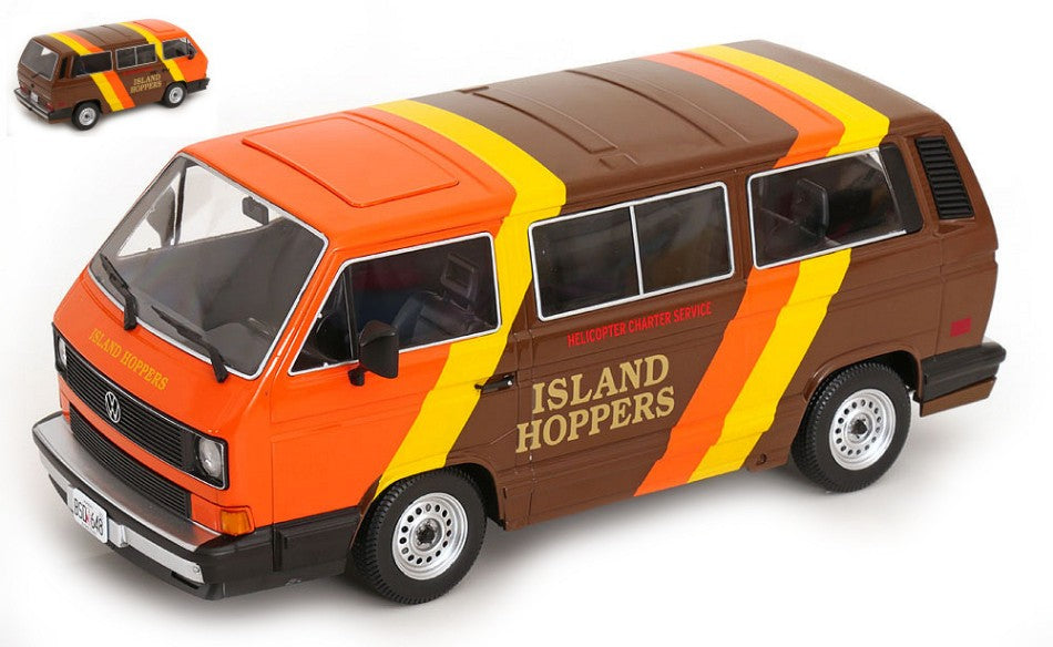 VW VANAGON GL T3 TYPE 2 ISLAND HOPPERS 1984 1:18 Scala 1:18 KK Scale