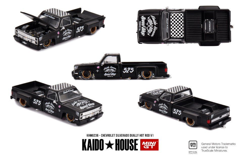 CHEVROLET SILVERADO DUALLY
HOT ROD V1 1980 1:64 Scala 1:64 Mini GT