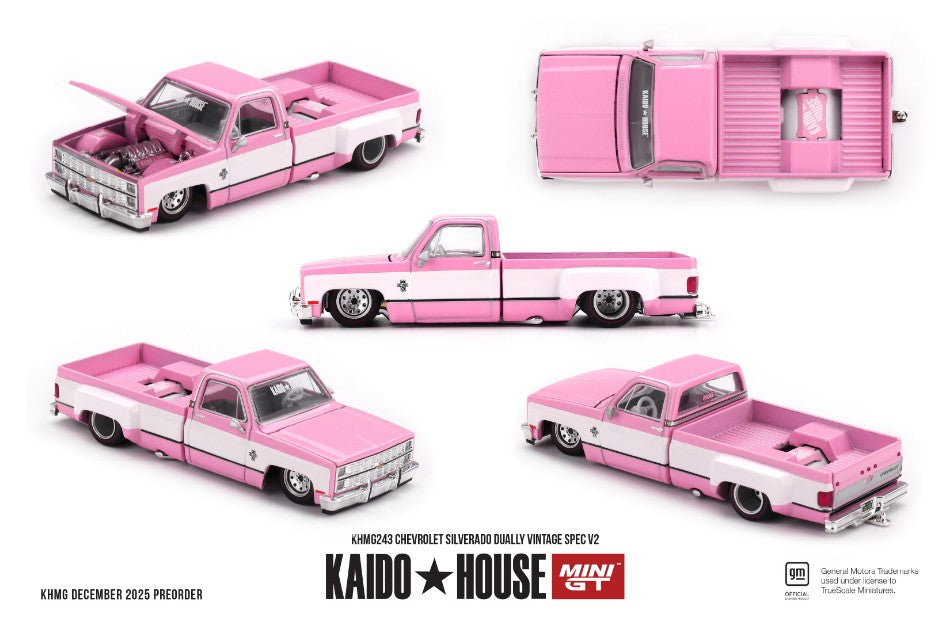 CHEVROLET SILVERADO DUALLY
VINTAGE SPEC V2 1980 1:64 Scala 1:64 Mini GT